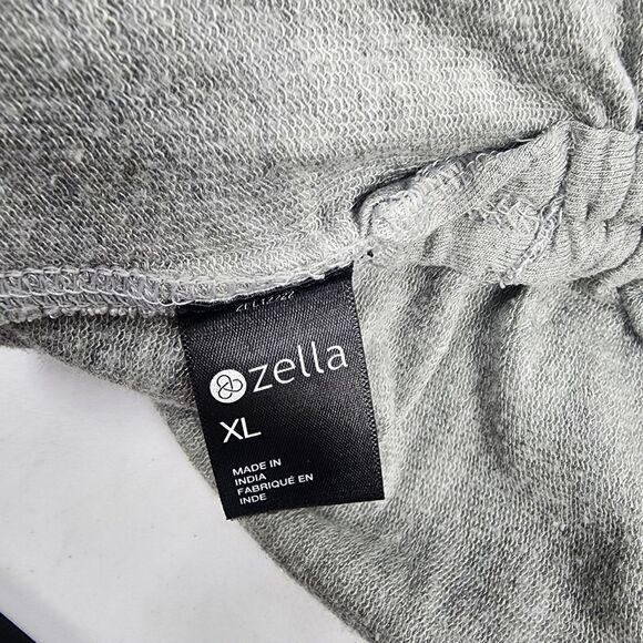 Zella Grey Post Studio Sleeveless Ruched Hem Athletic Dress Size XL - Picture 4 of 5